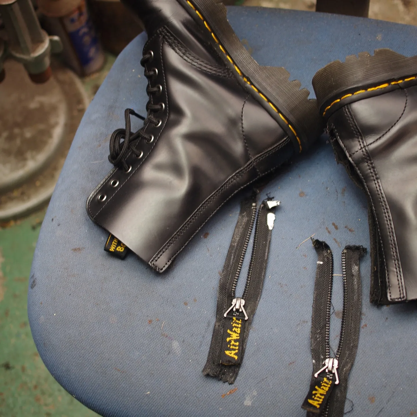 神奈川県 A様 Dr.Martens Boots ファスナー...