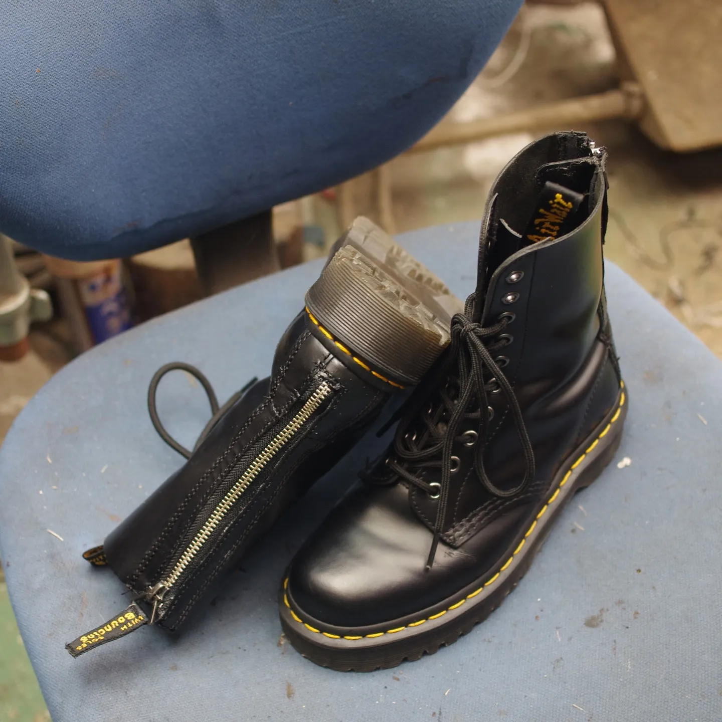 神奈川県 A様 Dr.Martens Boots ファスナー...