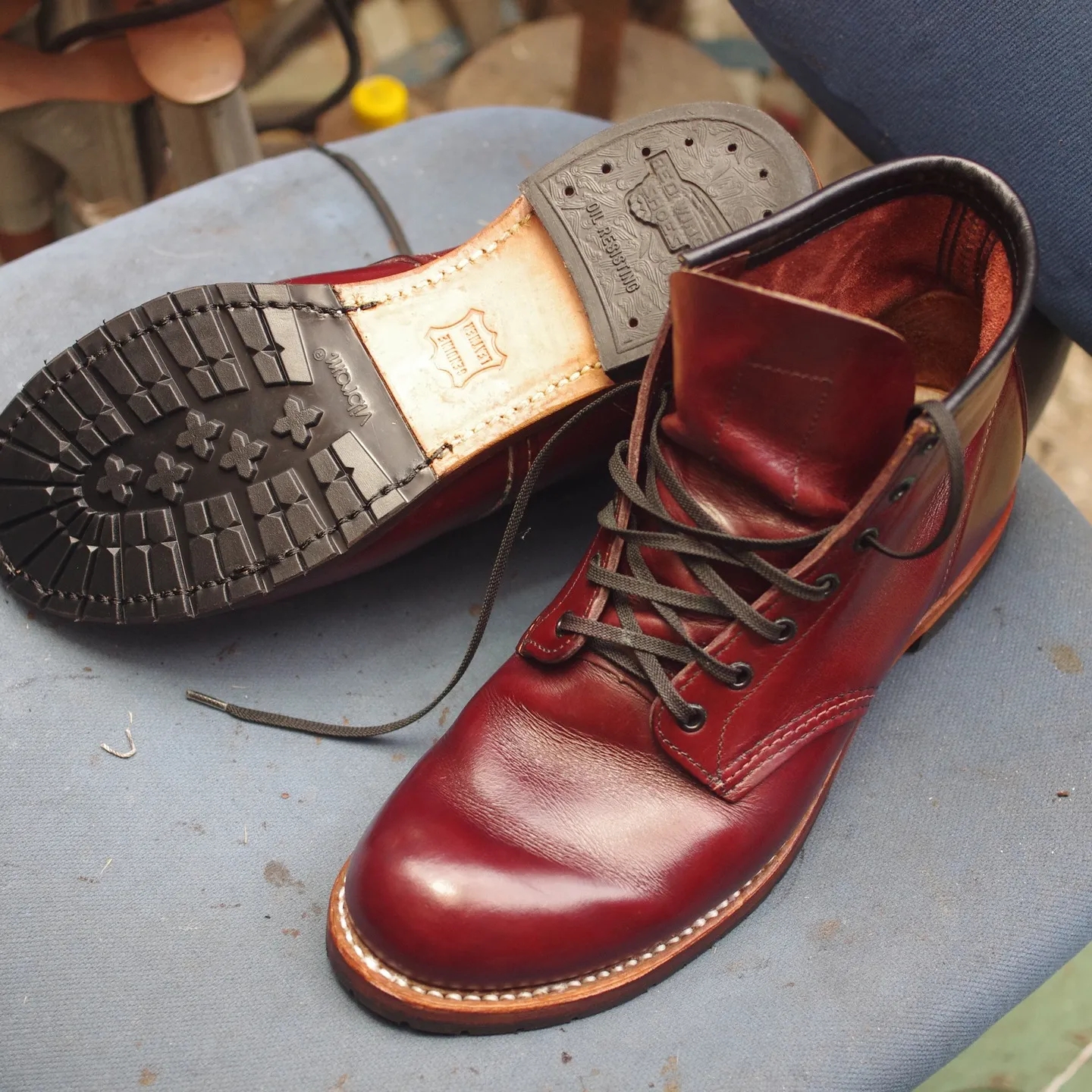 岐阜県　T様　REDWING　Beckmann　ハーフソール...