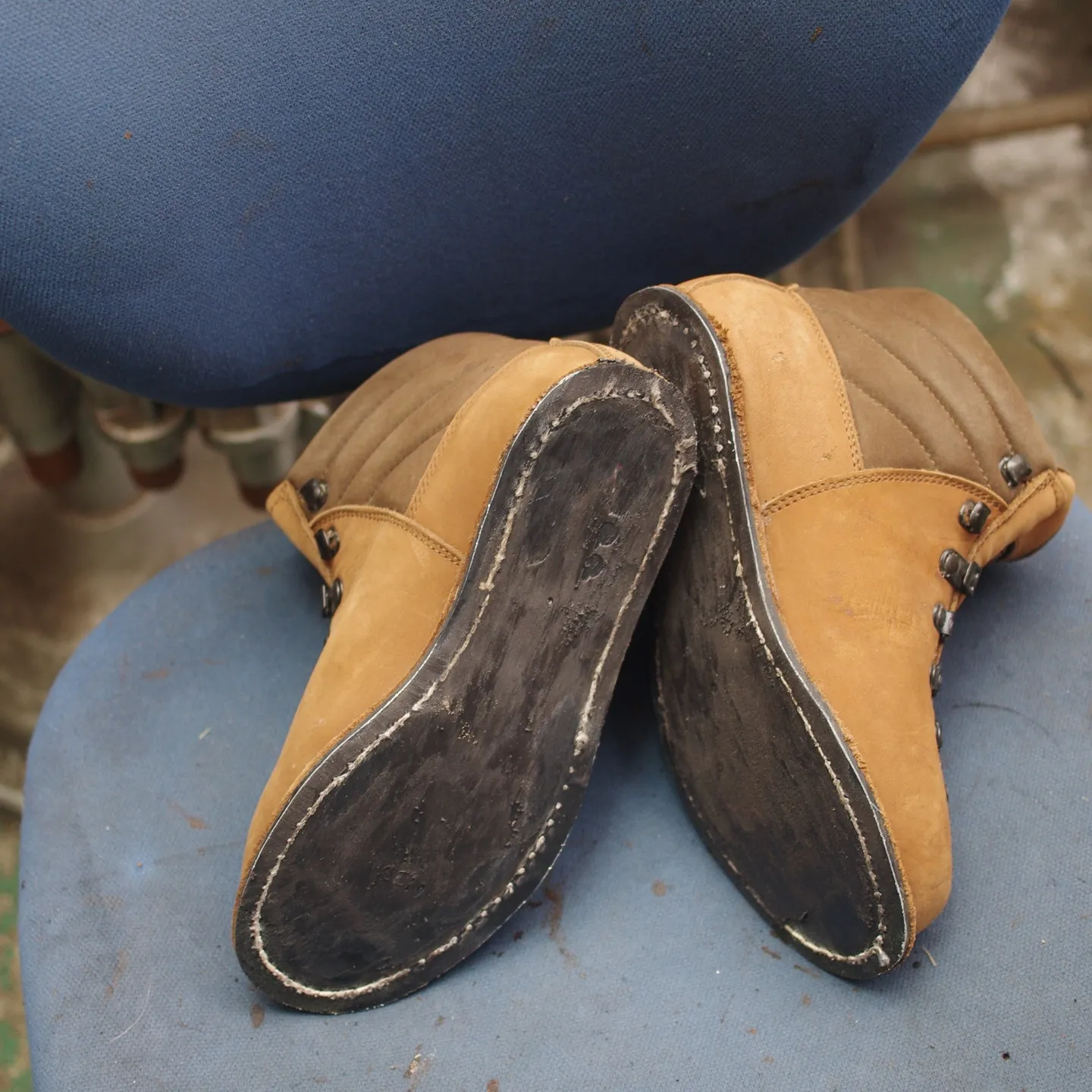 滋賀県 H様 Zamberlan フジヤマ オールソール交換...