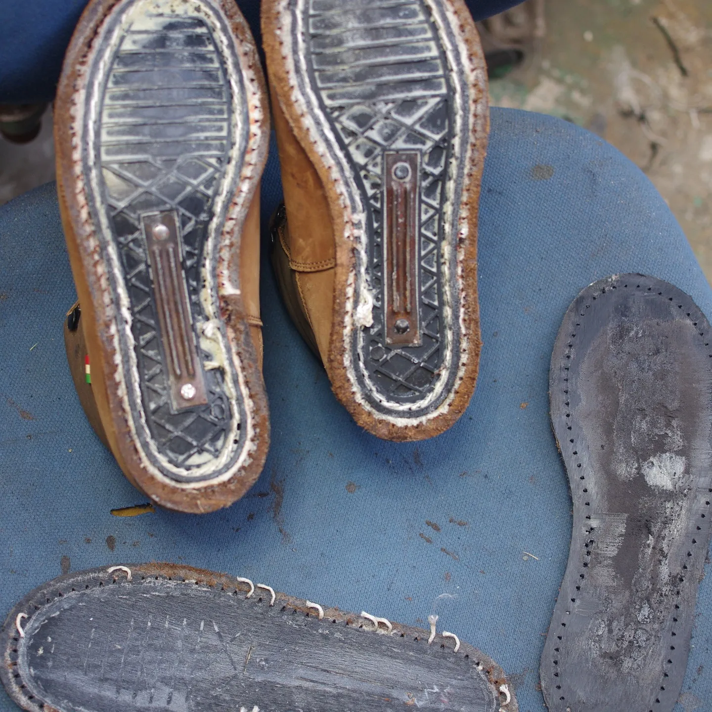 滋賀県 H様 Zamberlan フジヤマ オールソール交換...