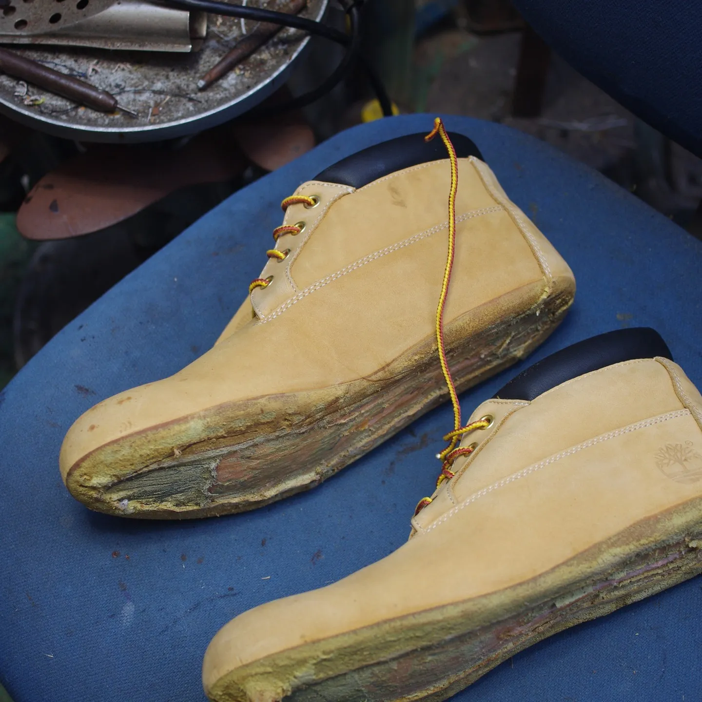 倉敷市　M様　Timberland　ショートブーツ　オールソ...