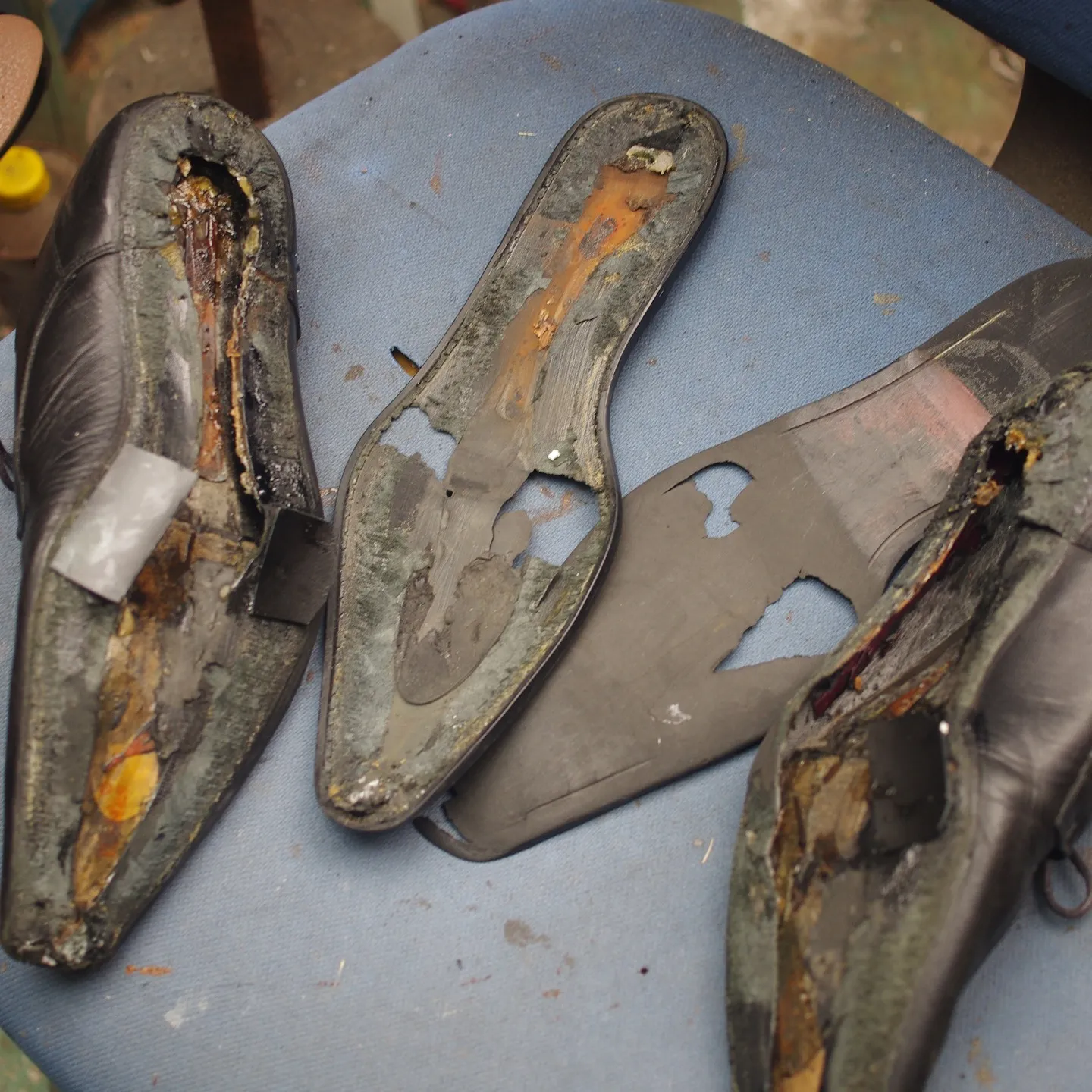 倉敷市 U様 紳士革靴 オールソール交換修理