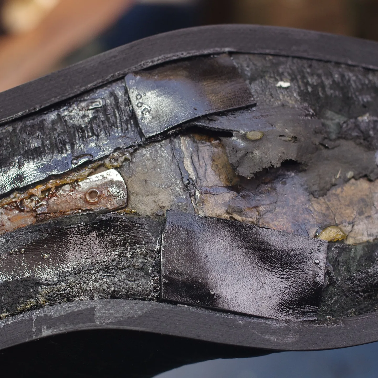 倉敷市 U様 紳士革靴 オールソール交換修理