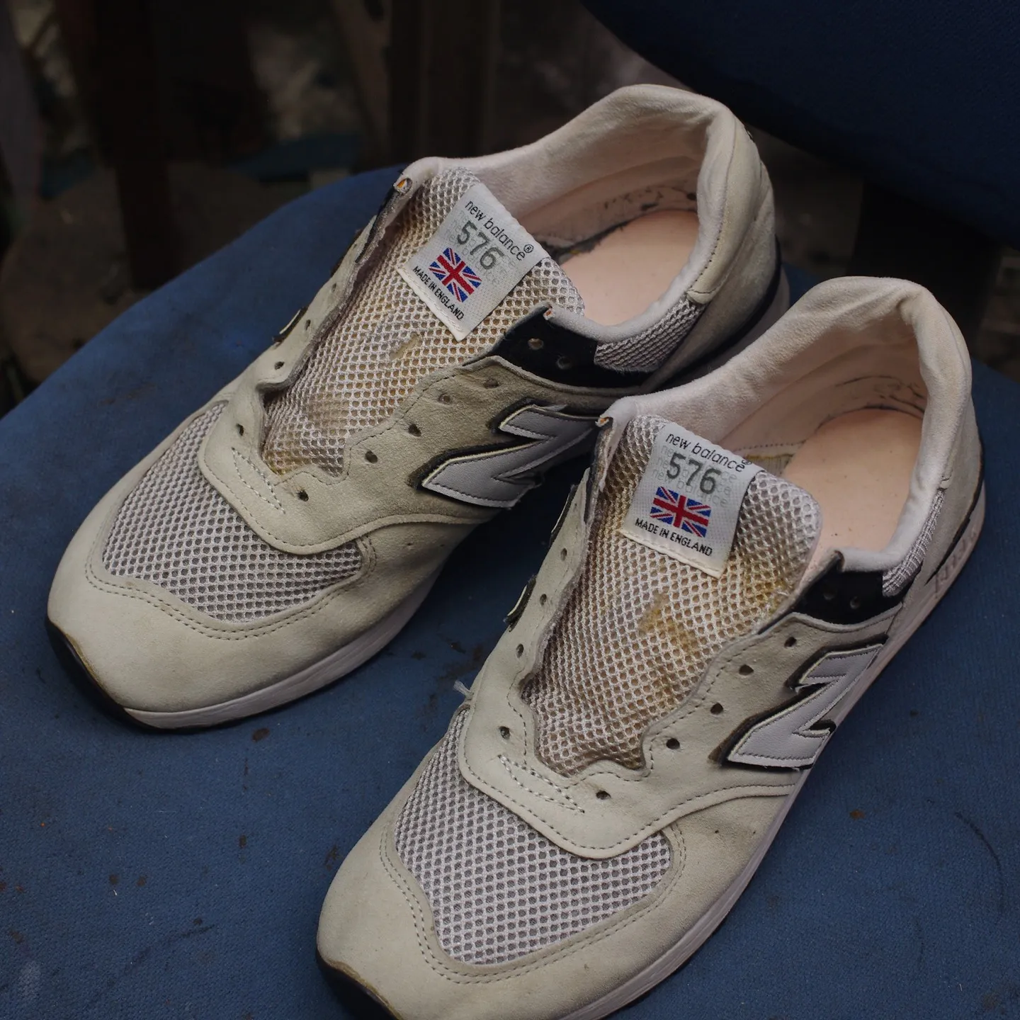 東京都　Y様　NewBalance576　シュータンのスポン...