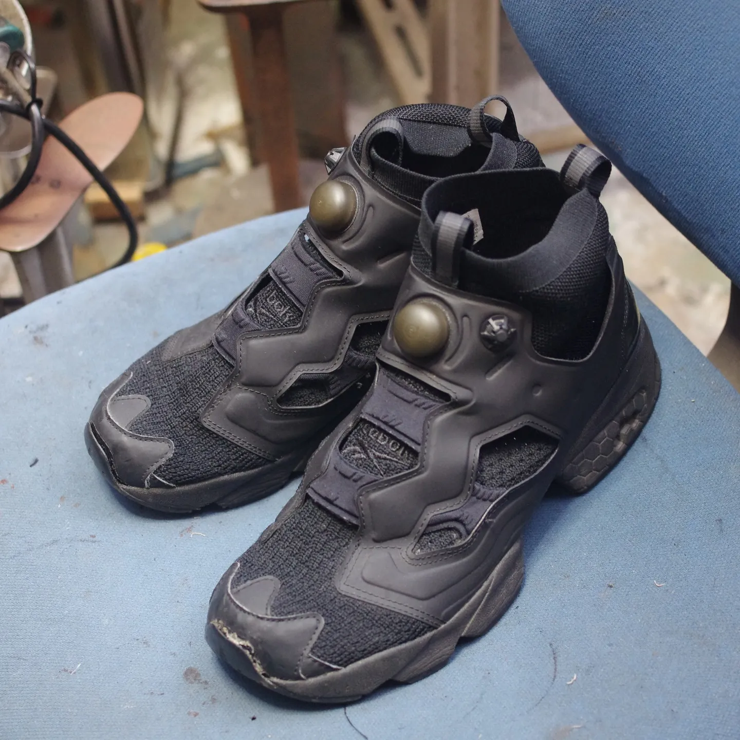 千葉県にお住まいのI様、大切なリーボックのインスタポンプフュ...