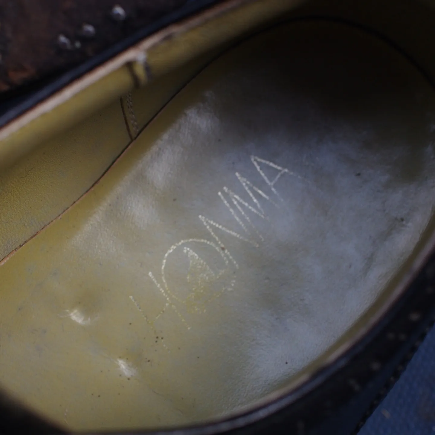 福岡県のS様からお預かりした、本間ゴルフシューズの修理が完了...