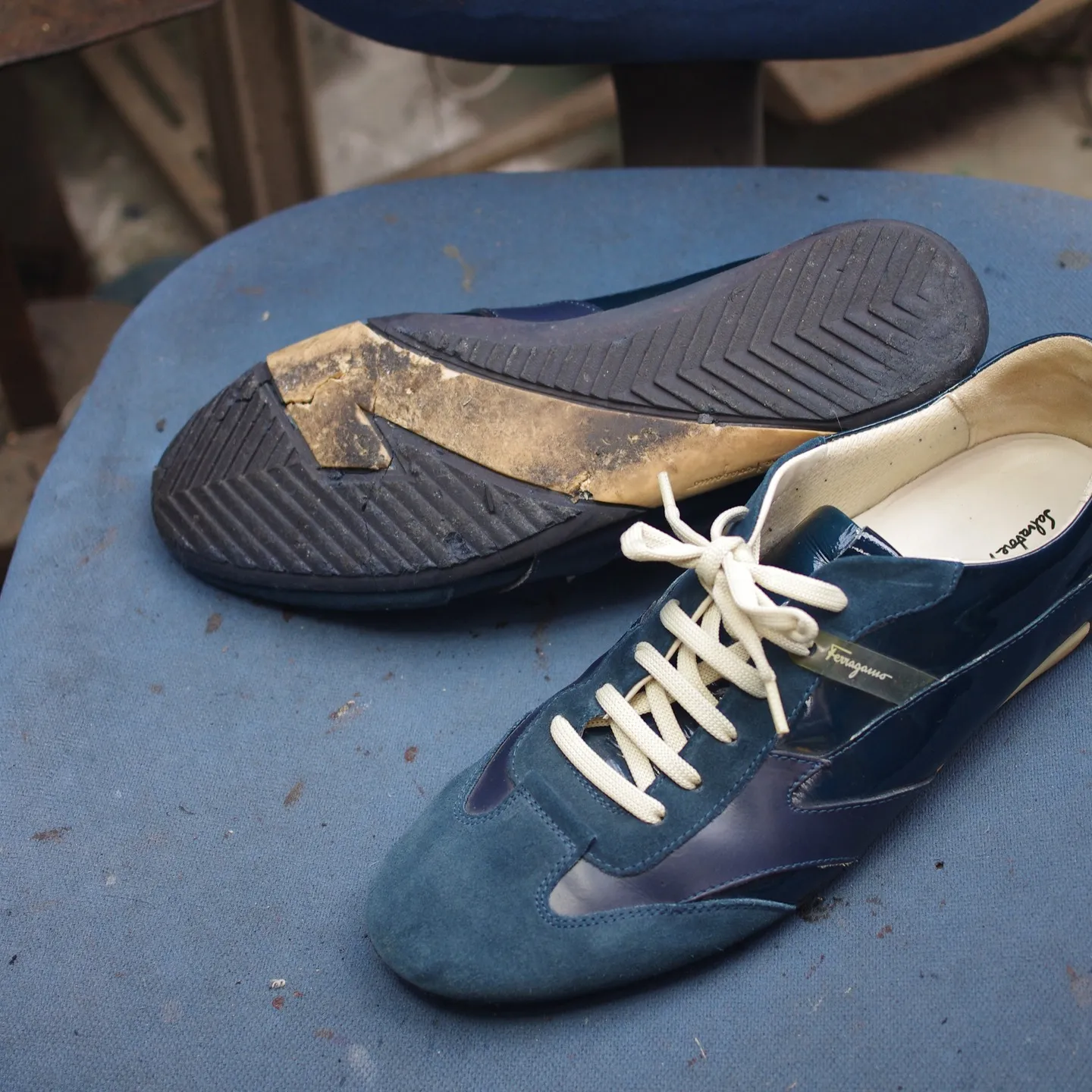 👞✨岡山県津山市にお住まいのU様より、Ferragamoのス...