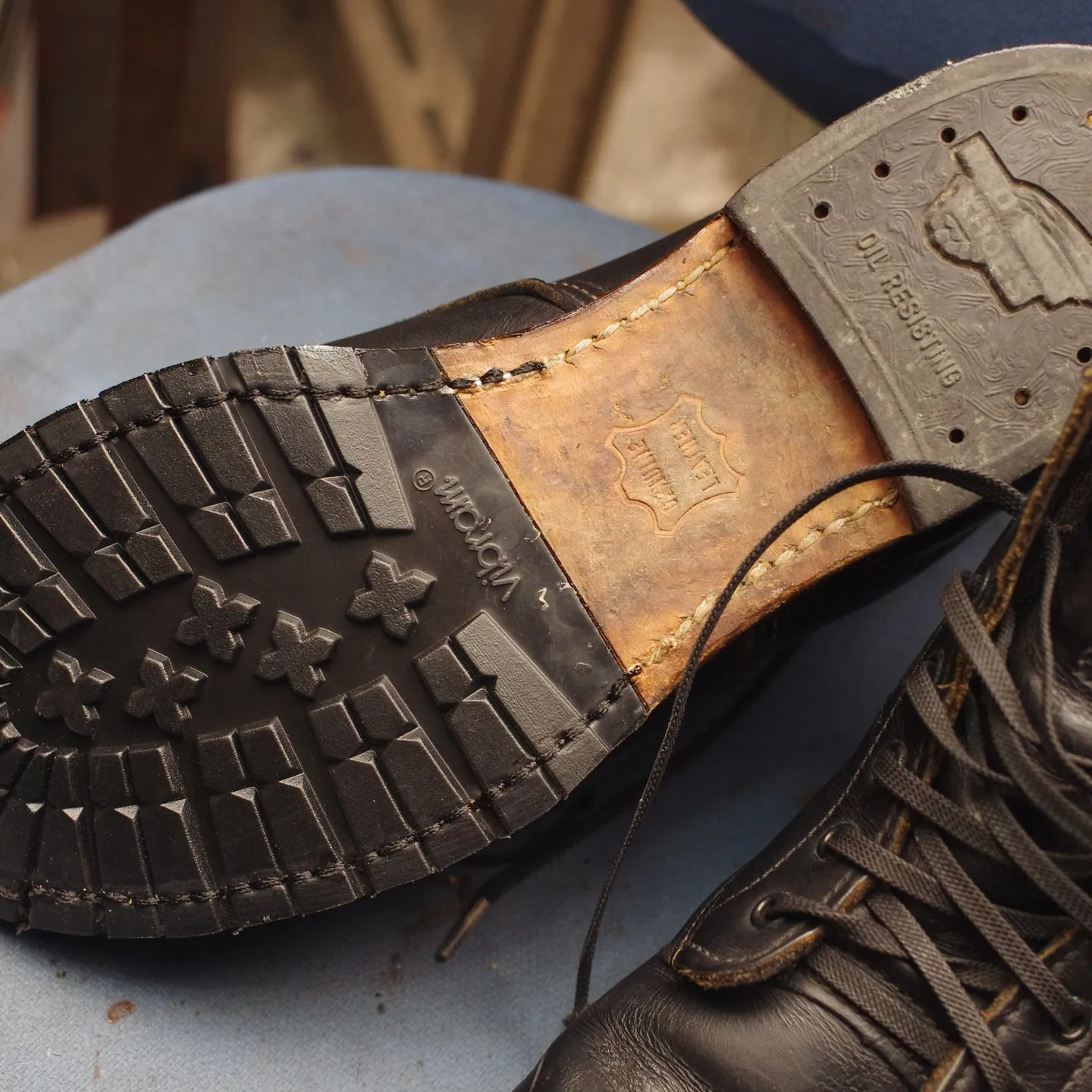 倉敷市のN様よりお受けしたレッドウィングのベックマン、ハーフ...