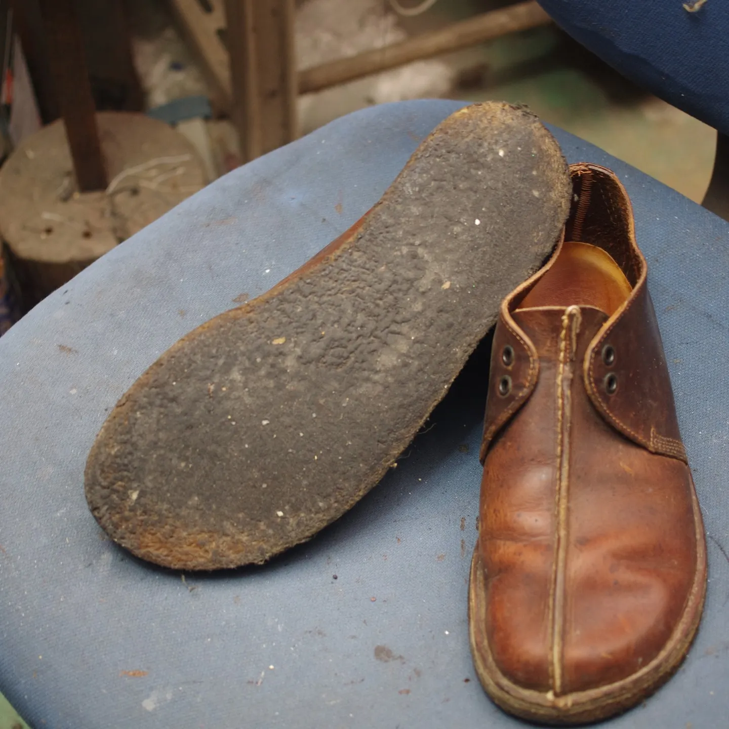 神奈川県のH様よりお預かりしたClarksデザートトレックの...