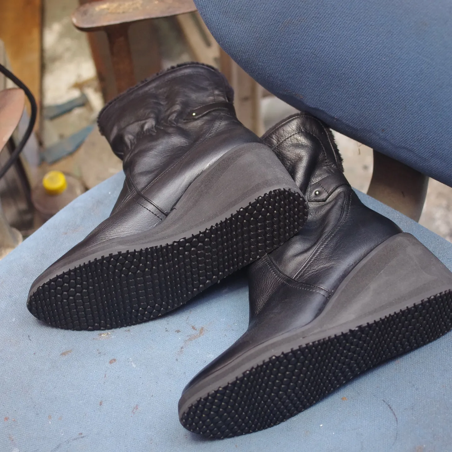 笠岡市のH様よりご依頼いただきました婦人ショートブーツのオー...