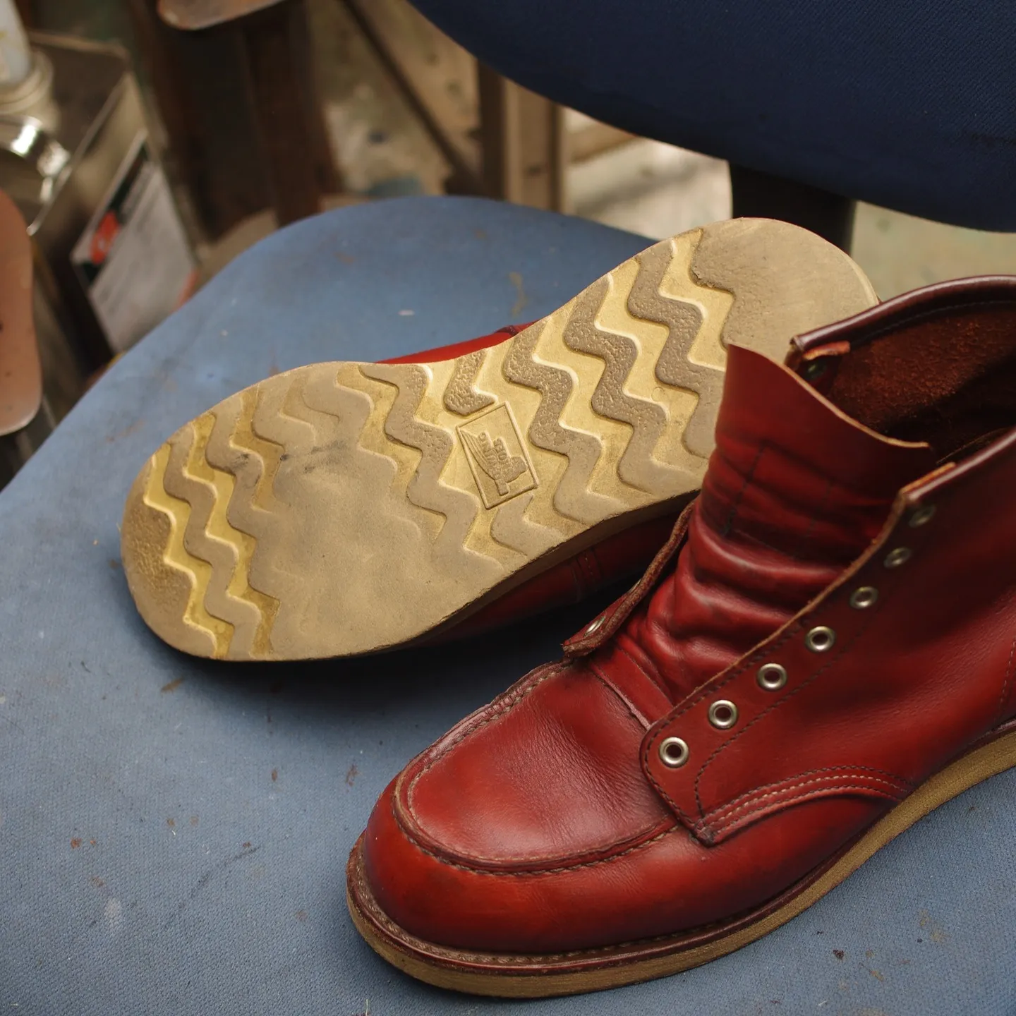 岡山市のお客様よりお預かりした、REDWINGエンジニアブー...