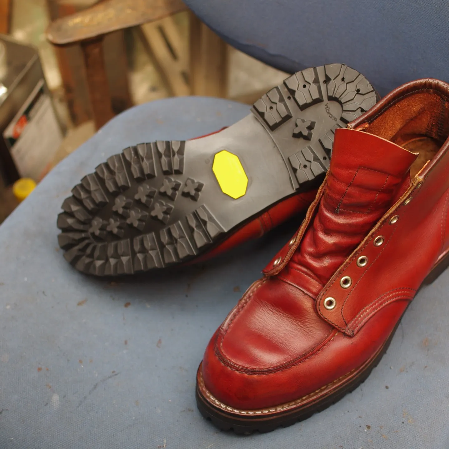 岡山市のお客様よりお預かりした、REDWINGエンジニアブー...