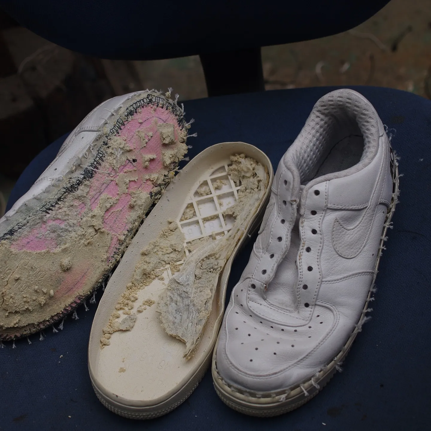 神奈川県からお越しのH様よりお預かりしたナイキエアフォースワ...