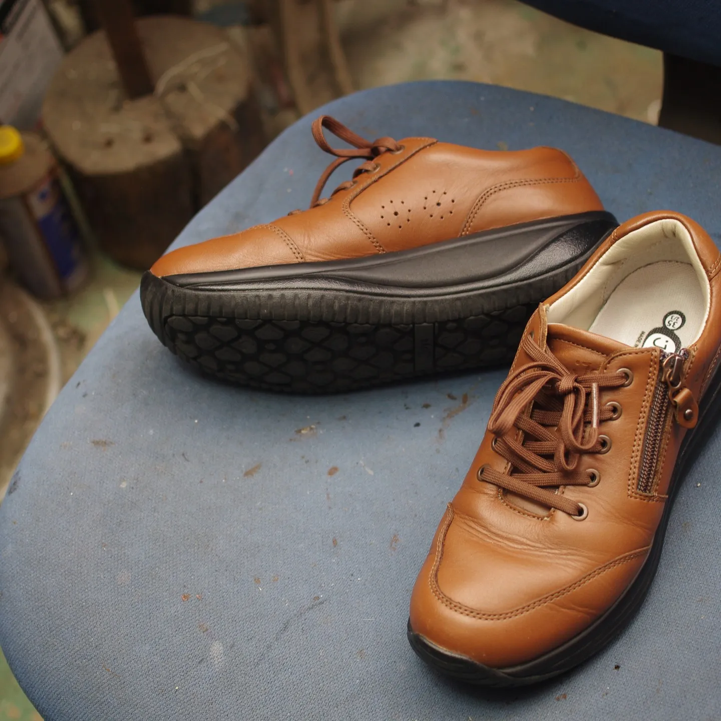 静岡県のK様がお持ちのJoyaウォーキングシューズを、再び快...