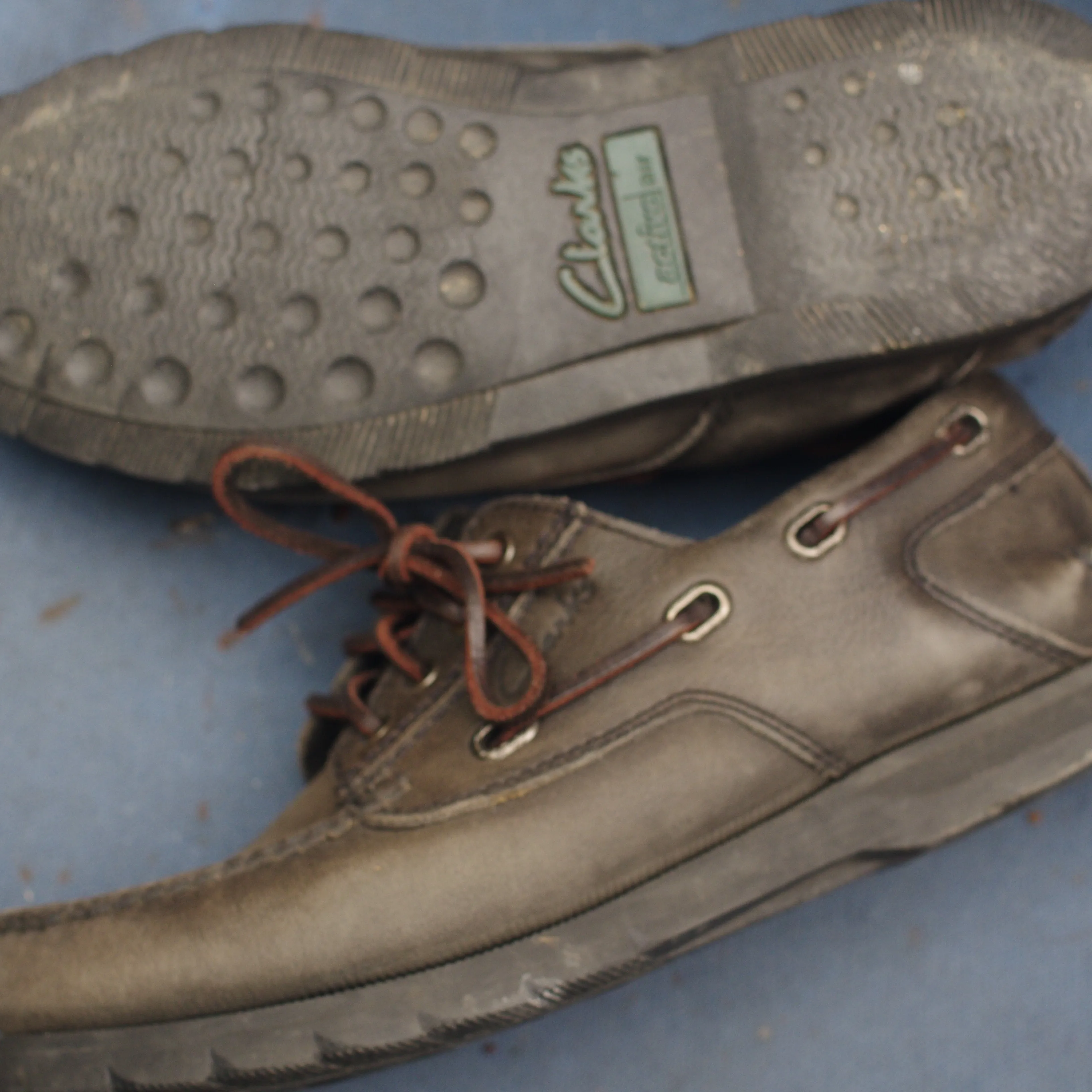 総社市にお住まいのN様のClarksデッキシューズを、一生モ...