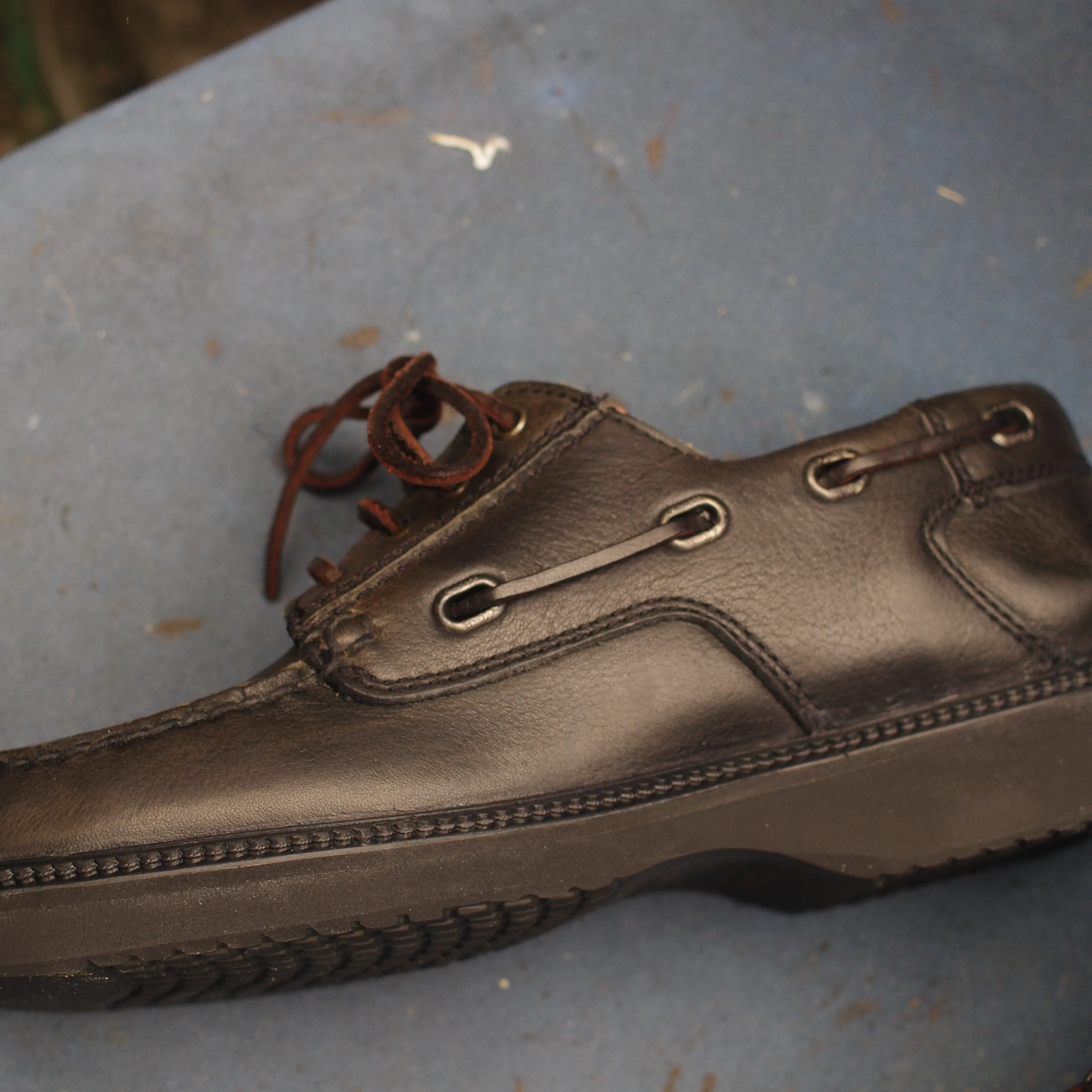 総社市にお住まいのN様のClarksデッキシューズを、一生モ...