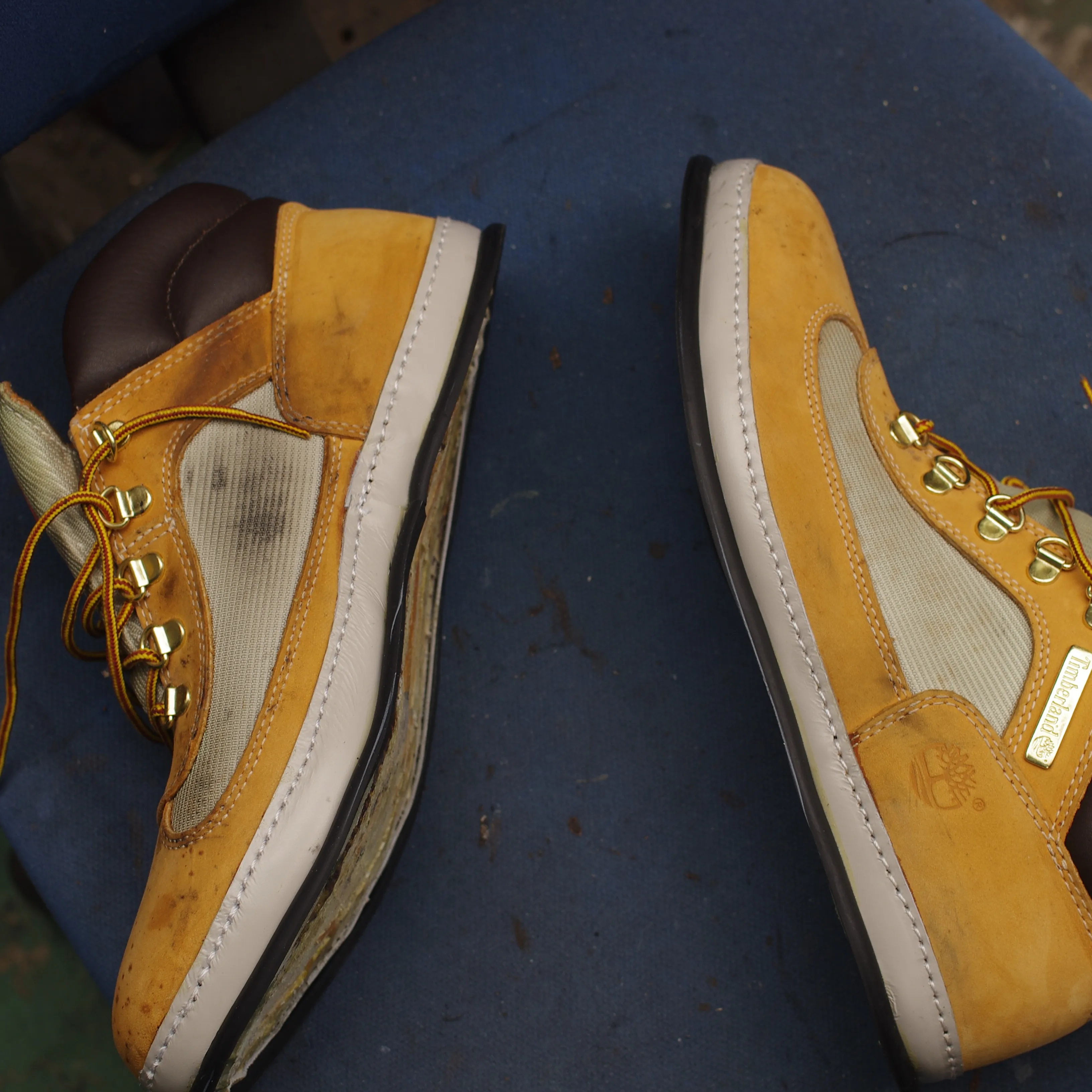 👞✨【Timberland フィールドブーツ 加水分解修理・...