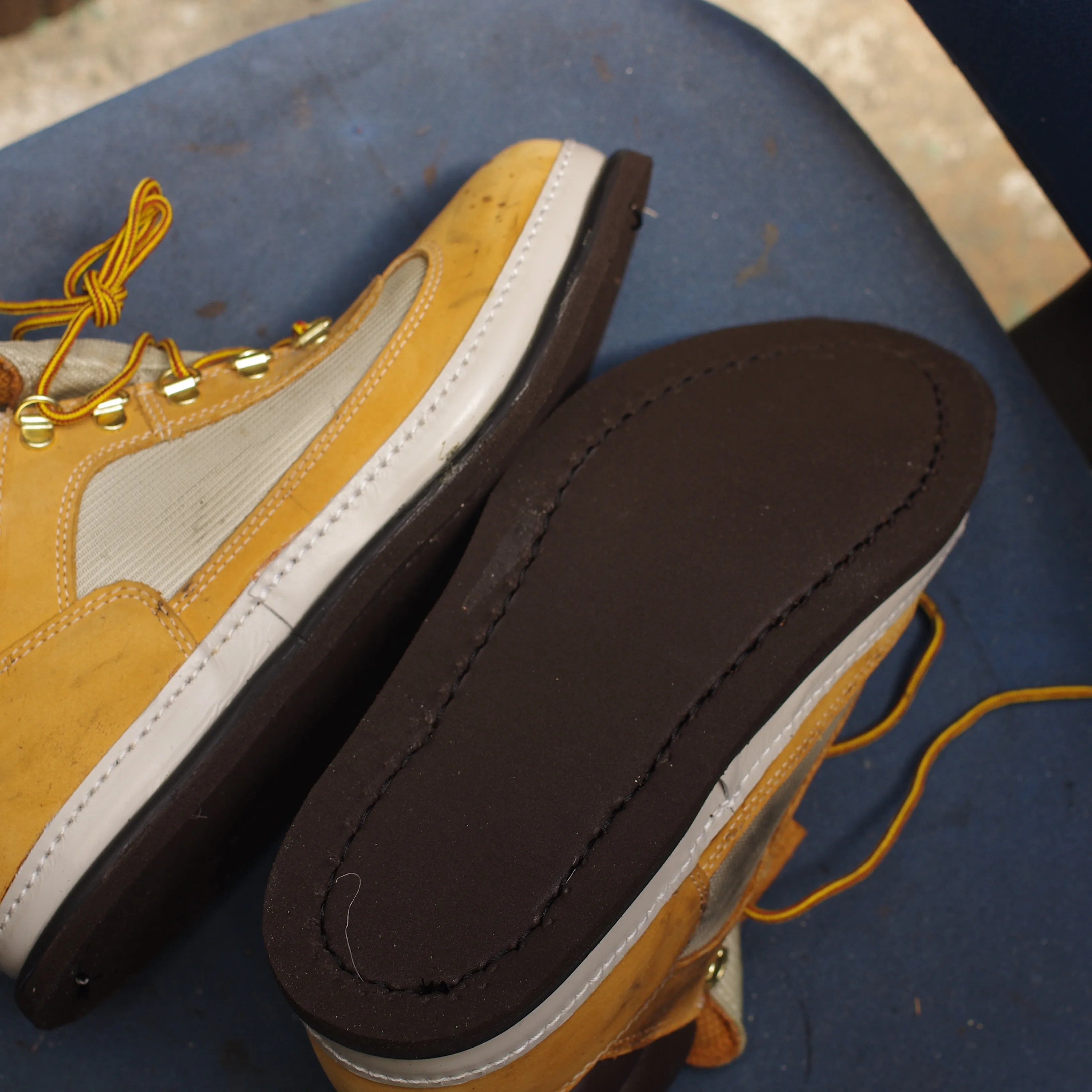 👞✨【Timberland フィールドブーツ 加水分解修理・...