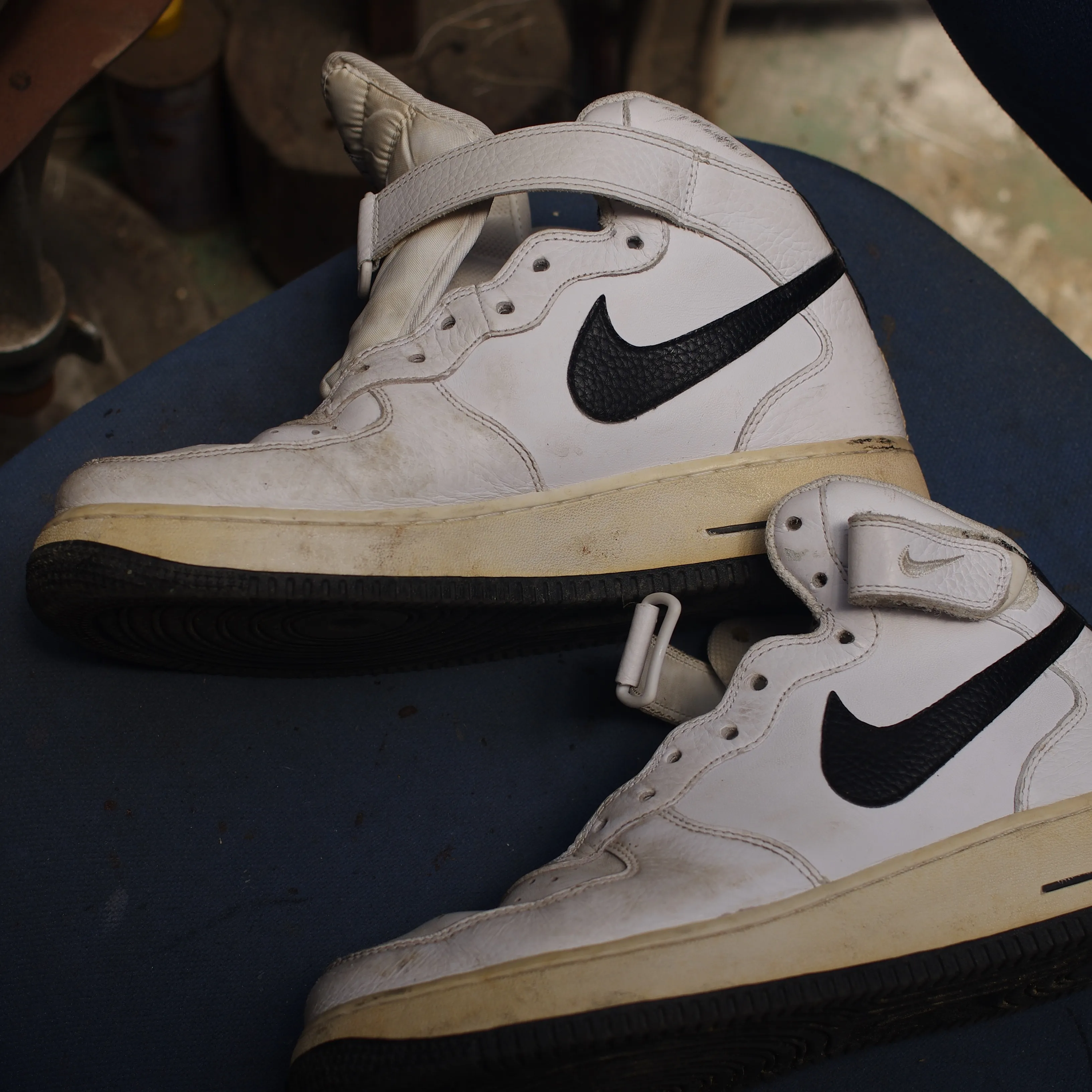 👟🔥【NIKE Air Force 1 High 加水分解修...