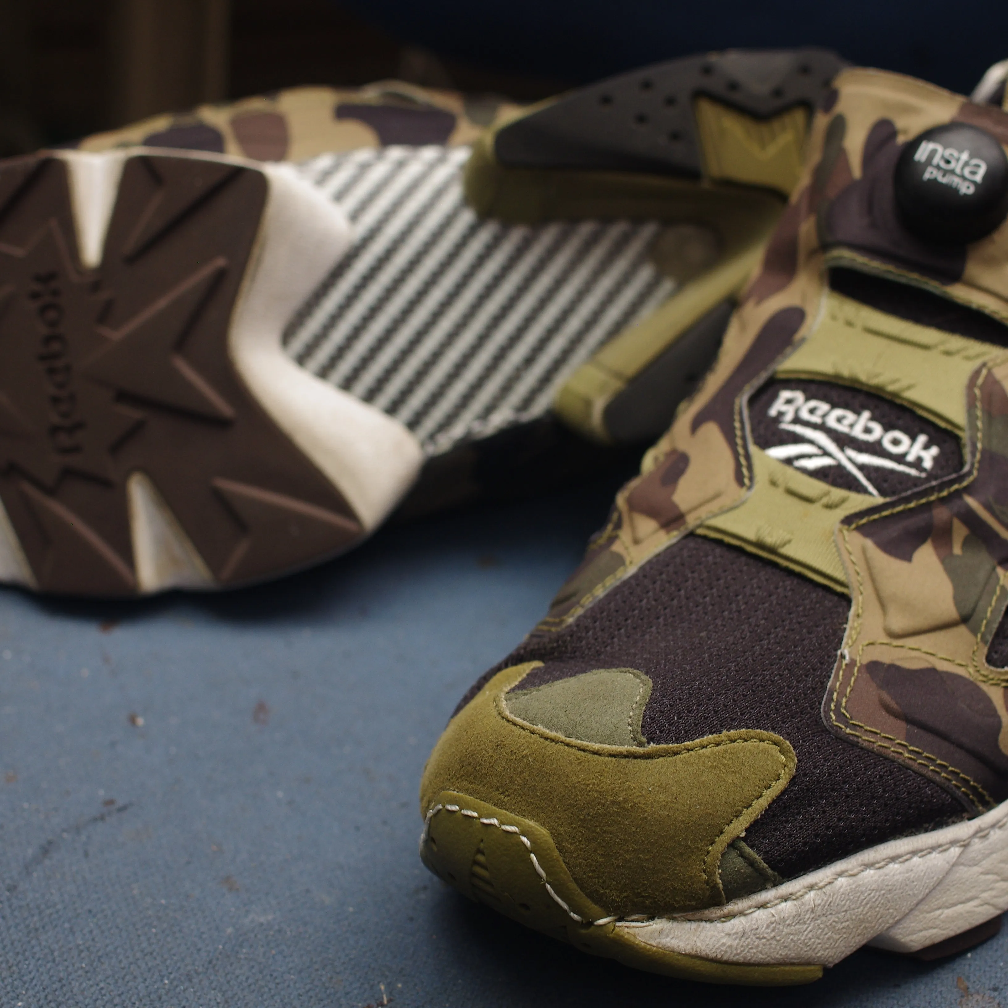 Reebok インスタポンプフューリーのソール剥がれ修理🔥