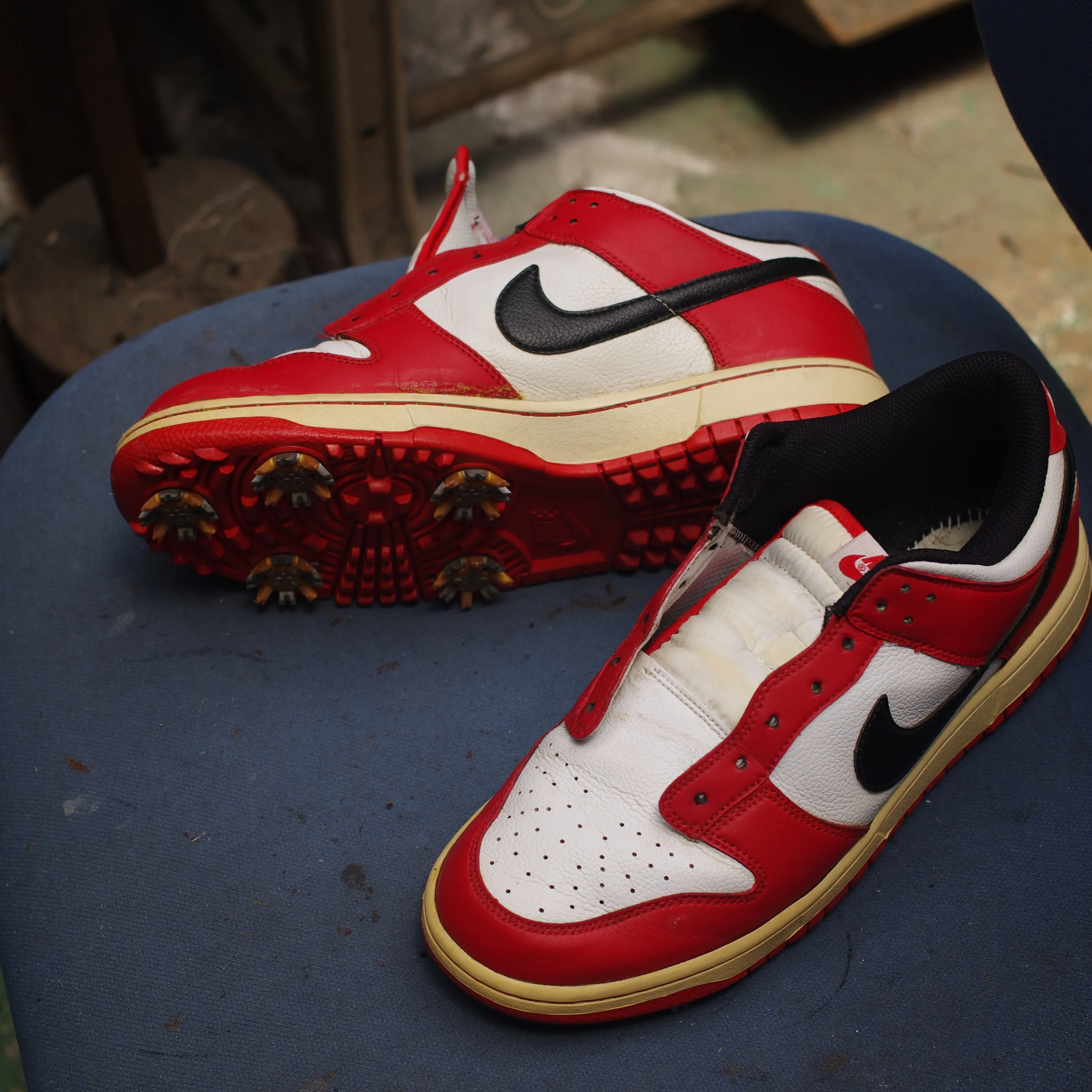 【NIKE DUNK GOLF ソール剥がれ修理】