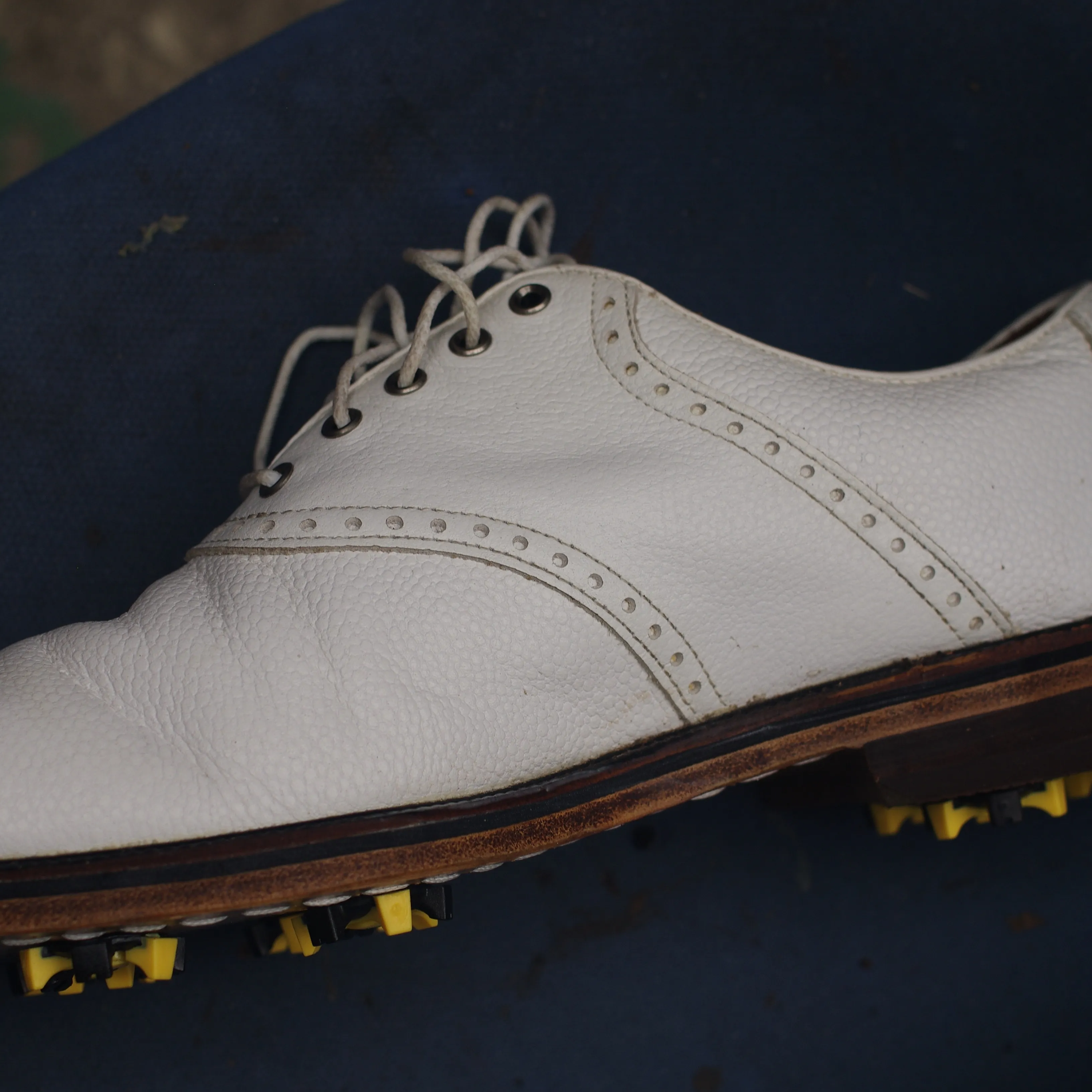 【FootJoy アイコンモデル|加水分解したソールを本革仕...