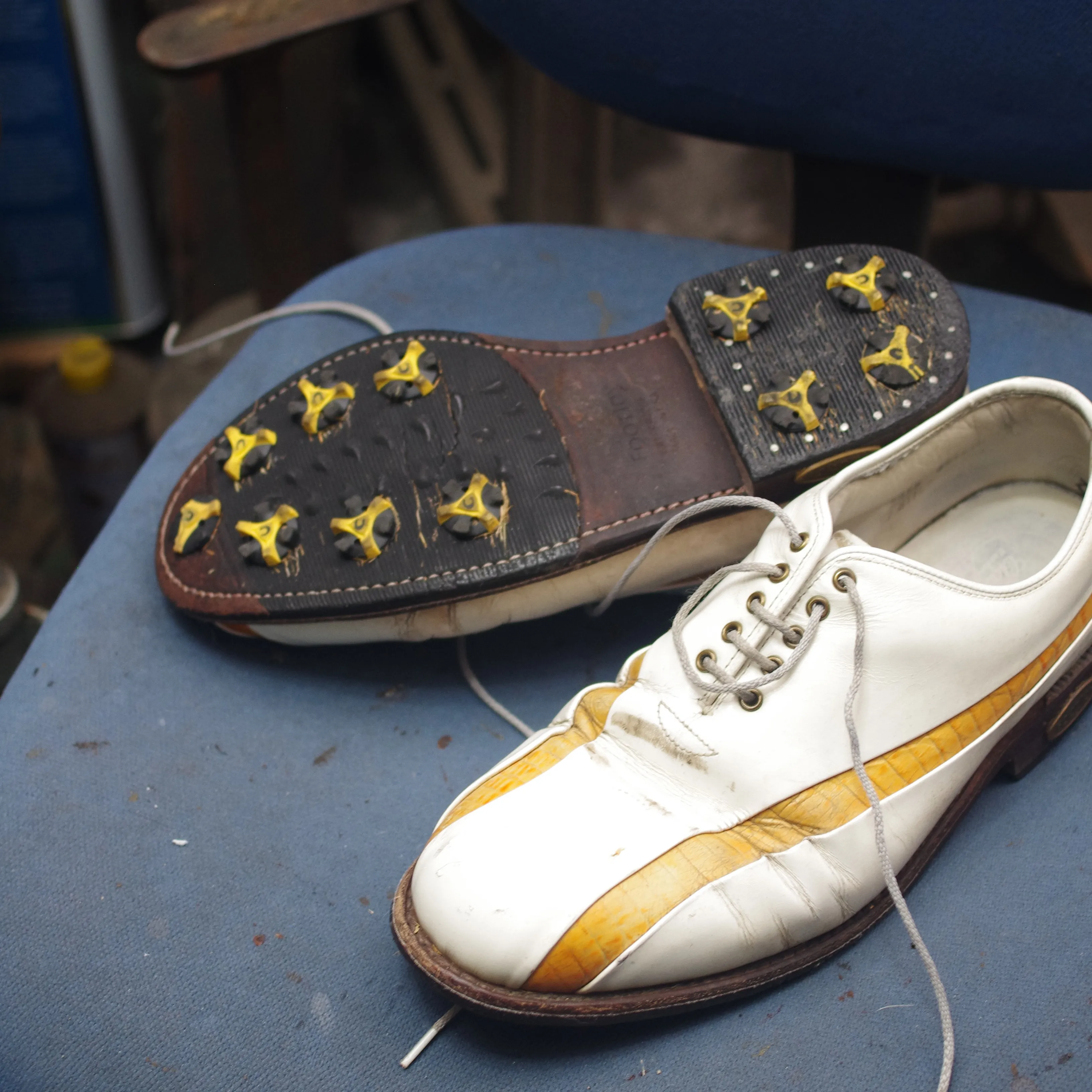 【FootJoy ドライプレミアム ハーフソール交換・メスネ...