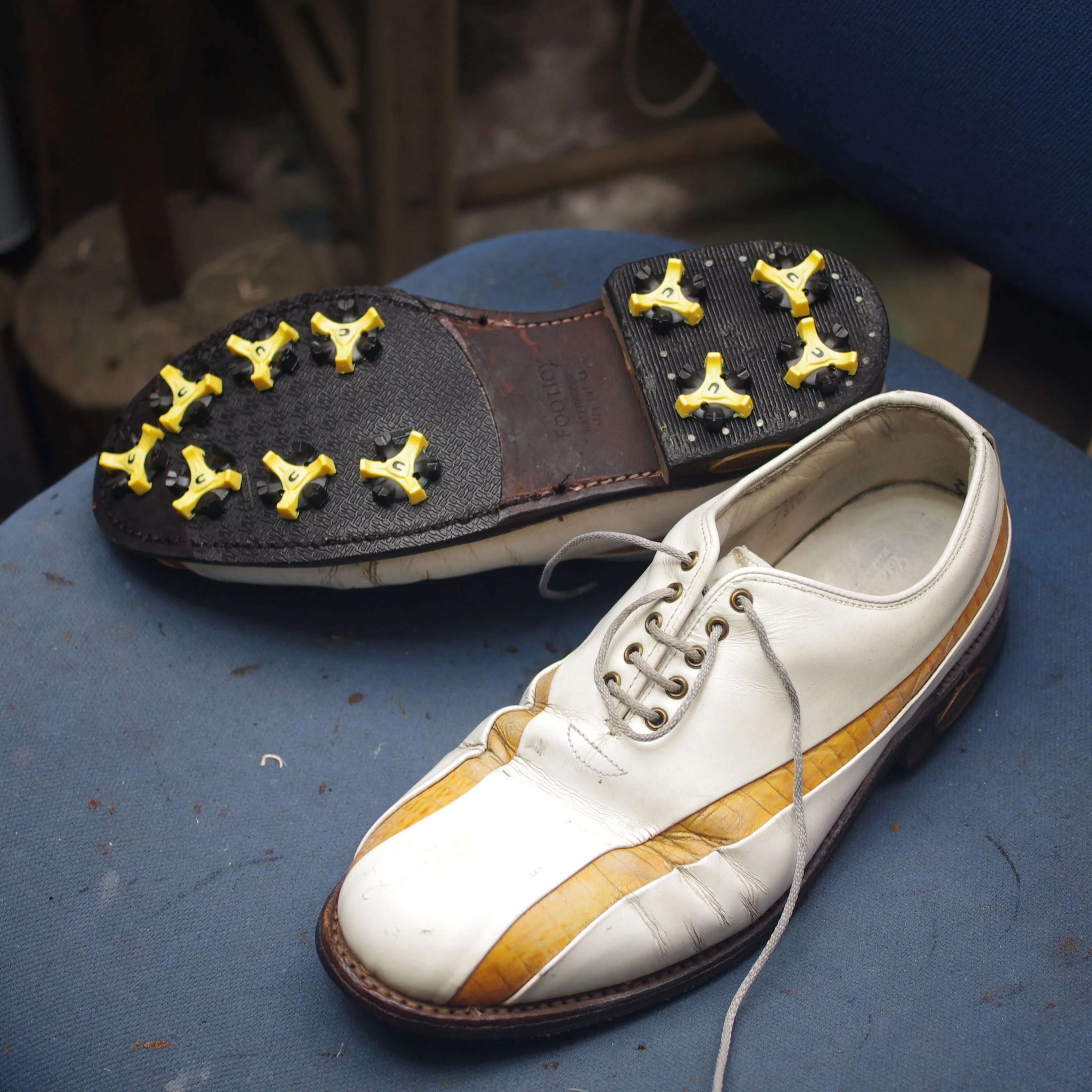 【FootJoy ドライプレミアム ハーフソール交換・メスネ...