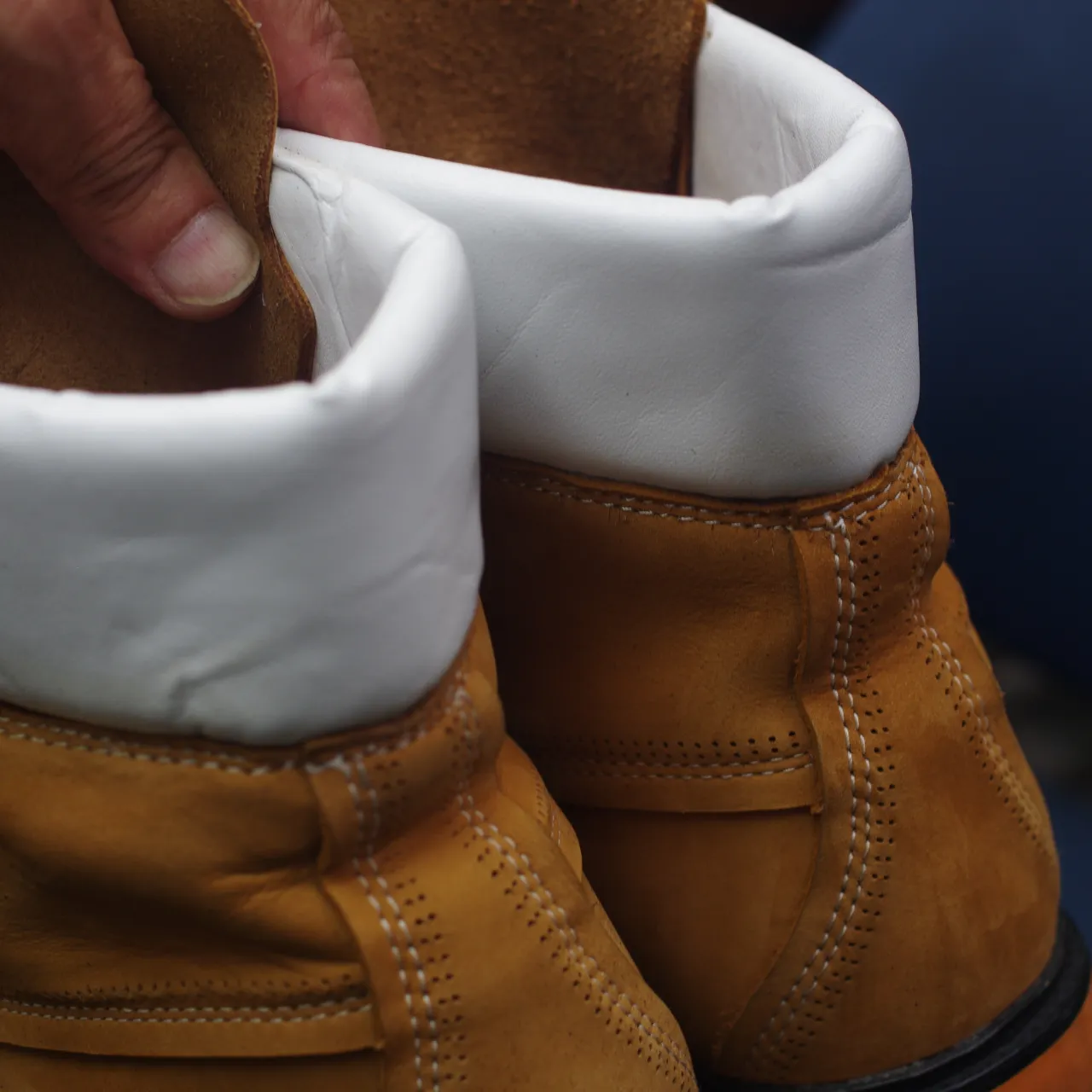【Timberland(ティンバーランド)履き口スポンジ交換...