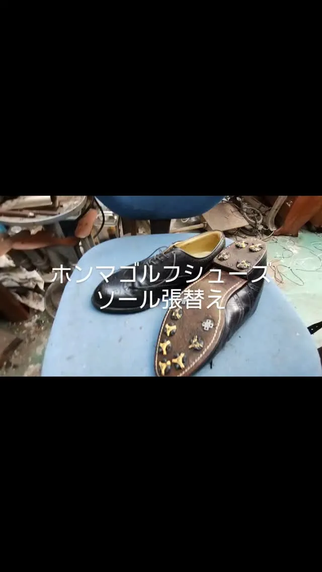 ホンマのゴルフシューズです。