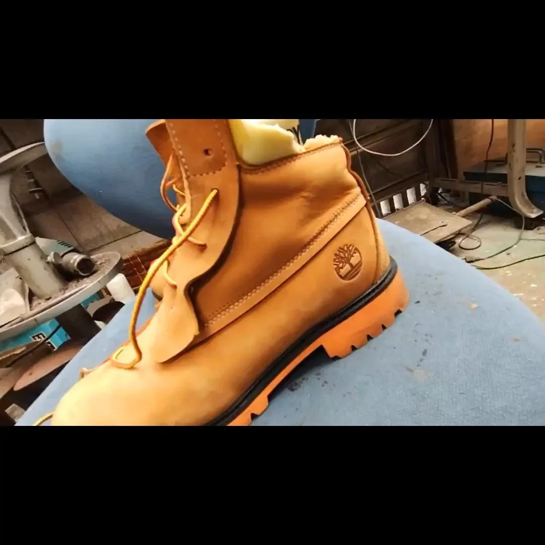 【Timberland（ティンバーランド）履き口スポンジ交換...